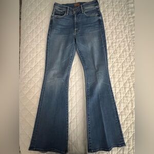 MOTHER Blue Flare Jeans